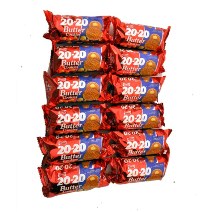 PARLE 20-20 BISCUITS BUTTER COOKIES PACK OF 12 X 5 Rs